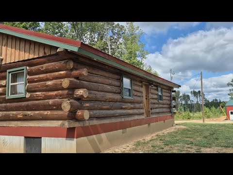 Cabin work and building a swing