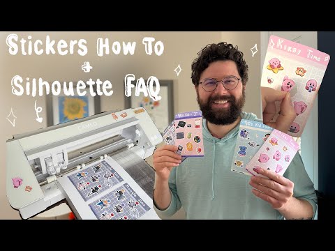 How To Make Stickers and Sticker Sheets! ☆  Silhouette Cameo and Procreate ☆ In-Depth Tutorial  DIY