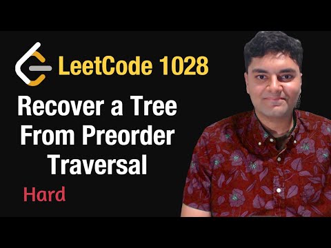 Recover a Tree From Preorder Traversal - Leetcode 1028 - Python