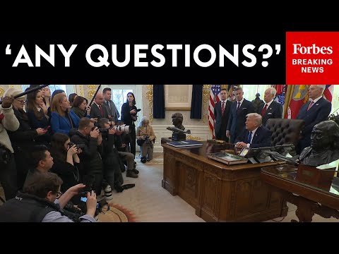 BREAKING NEWS: Trump Takes Questions From Reporters After Fed Chair Pick