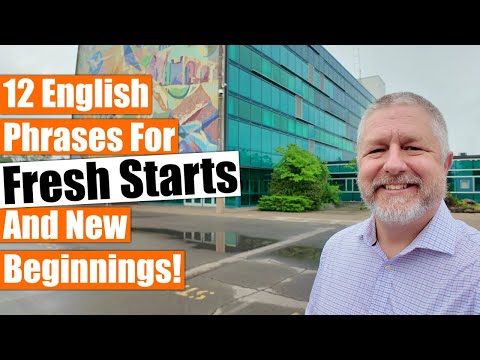 12 English Phrases for Fresh Starts &  New Beginnings 🌱✨