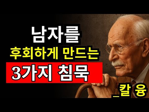 남자가 후회하게 만드는 3가지 침묵 - 칼 융