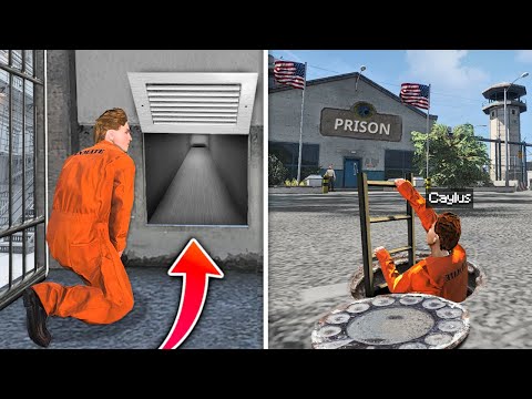 I Escaped PRISON From a VENT In GTA 5.. (Mods)