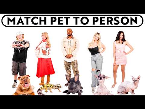 Can You Match The Pet To The Person?