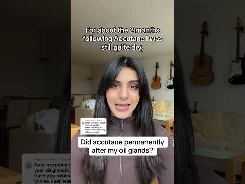 Did Accutane permanently alter my oil glands? #skincare #acne #accutane #dermatology