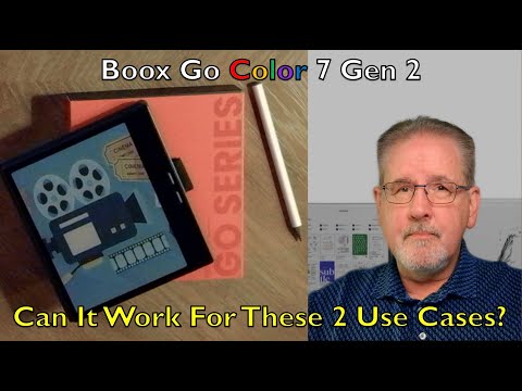 Boox Go Color 7 Gen 2:  How I Plan to Use It..We’ll See If It Works!