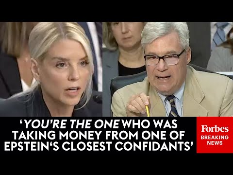 BREAKING NEWS: Whitehouse And Bondi Have Brutal Confrontation As He Asks About Epstein, Trump