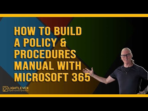 How to Build a Policy & Procedures Manual with Microsoft 365 | SharePoint Tutorial