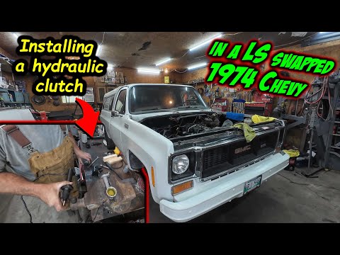 Installing a hydraulic clutch for a NV3500 in a 1974 Chevy c10.