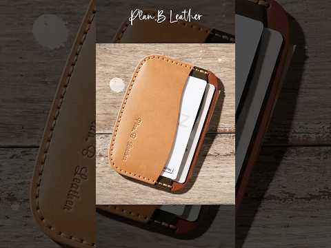 Wavy Edge Card Holder – Hand-stitched from Buttero Leather