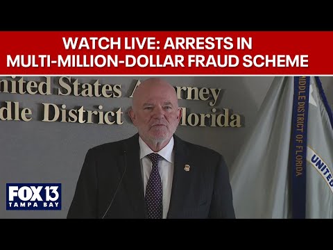 Live: Arrests announced in multi-million-dollar fraud scheme