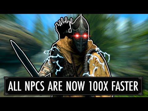 Skyrim But EVERY Kill Makes NPCs FASTER