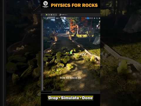 Using physics to improve your environment in unreal Engine 5