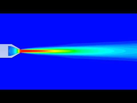 ANSYS Fluent Axisymmetric Jet Nozzle / Compressible Flow Tutorial with NASA Validation (2020)