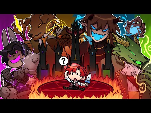 지옥의 만렙 사천왕들에게 찾아온 쪼렙 용사?