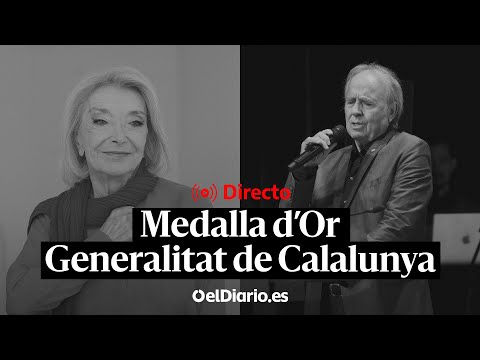 🔴 DIRECTO | La Generalitat de Catalunya entrega la MEDALLA DE ORO de a SERRAT y NÚRIA ESPERT