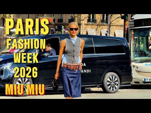 Best Miu Miu Paris Fashion Week 2026/2027 ✨Street Style