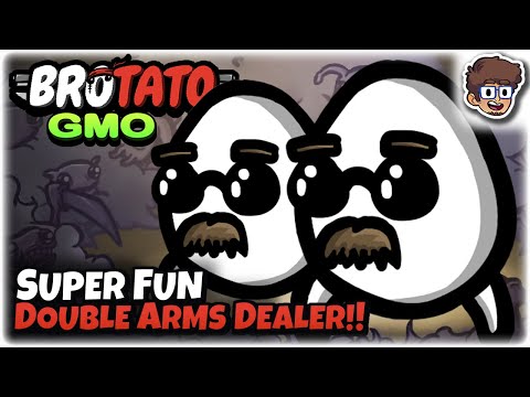 DOUBLE Arms Dealer is Super Fun!! | Arms Dealer + Arms Dealer | Brotato: Modded