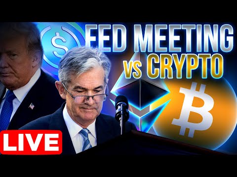 Fed Meeting LIVE!🔴Jerome Powell Rate Cuts vs Crypto Market📈