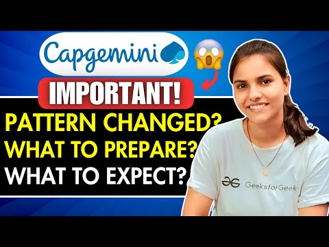 Capgemini Exam Pattern Changed ? What to Prepare | FREE GIVEAWAY ALERT #Capgeminiexam2025batch #job