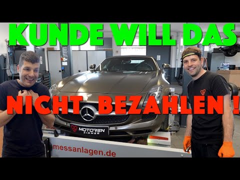 Wer hat sich hier vermessen? AMG SLS läuft aus der Spur, Mercedes ist ratlos.