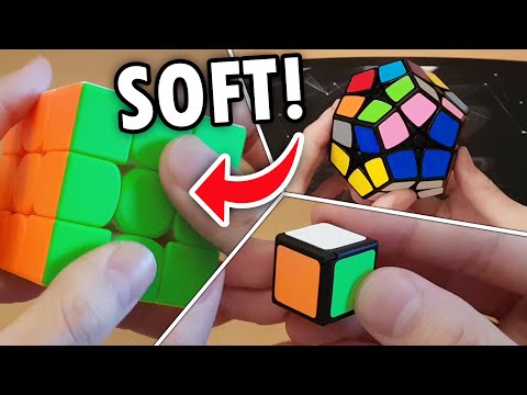 Soft Coated GAN 11 M Pro / GuHong V4 / Kilominx / 1x1x1 Cube Unboxing!