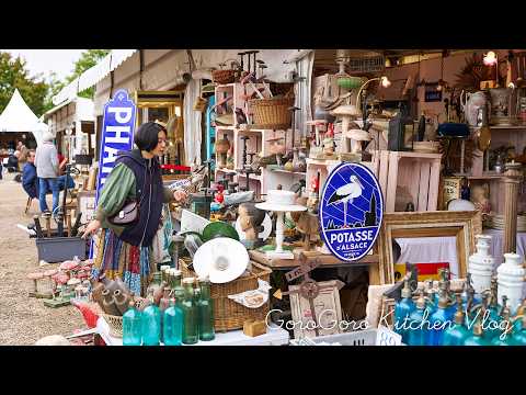 A Dream Come True! Visiting France’s Famous Antique Fair Near Paris 🕰️✨ Like a Museum of Treasures