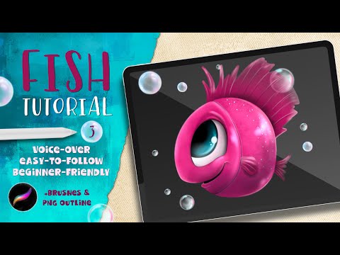 How to Draw a Fun Fish in Procreate | Easy Step-by-Step Tutorial