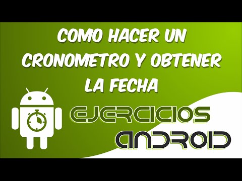 Cronometro y Obtener la fecha y hora | App Inventor