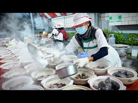 台灣傳統辦桌文化，席開45桌！巨大龍膽石斑，魚翅鮑魚干貝頂級食材！