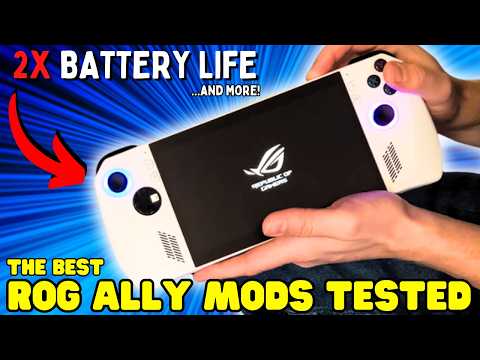 Ultimate ROG Ally Mods: Double Battery Life, Hall Effect Sticks & More!