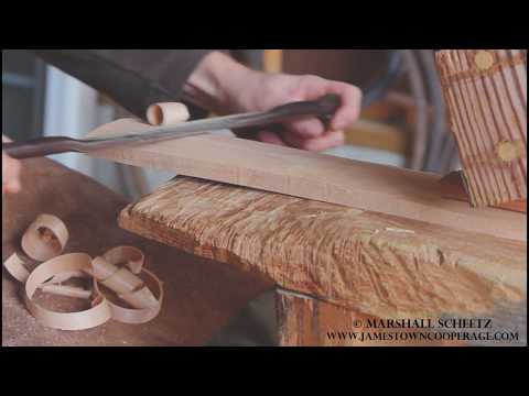 backing staves for a wooden bucket