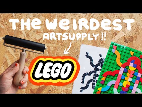 Trying LEGO printmaking ! Does it work ?! Feat. ugly sketches & artist thoughts :)