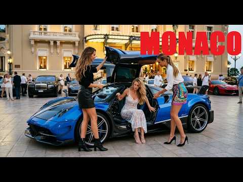MONACO LADIES INSANE SUPERCARS AND BILLIONAIRE LIFESTYLE #monaco #supercars #viral #trending