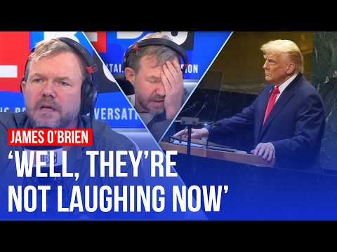 'It's racism and it's everywhere now': James O'Brien reacts to Trump's UN speech