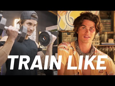 'Outer Banks' Star Chase Stokes 'Beach God' Workout | Train Like a Celebrity | Men's Health