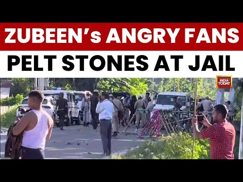 Zubeen Garg Death: Fans Riot, Attack Jail Van With Accused; Cops Fire Tear Gas in Assam's Baksa