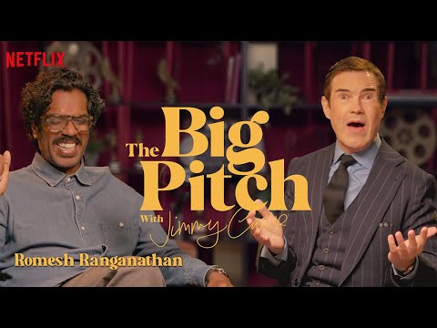 BRB Crying at Romesh Ranganathan's Netflix Movie Pitch | The Big Pitch with Jimmy Carr