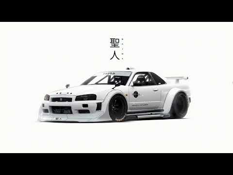 WHITE GTR R34 - WALLPAPER - 1080p60fps