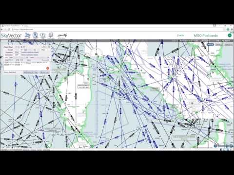 Plan a route in SkyVector