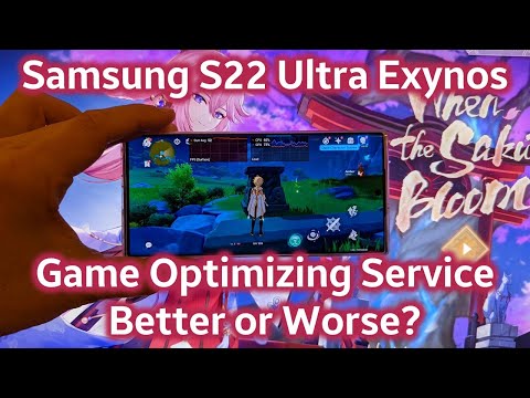 Samsung S22 Ultra Exynos - Game Optimizing Service - Better or Worse? Genshin Impact!