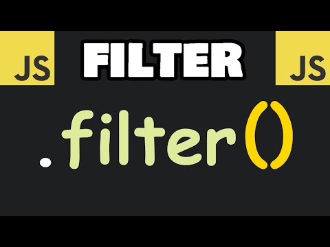 JavaScript filter() method in 6 minutes! 🚰