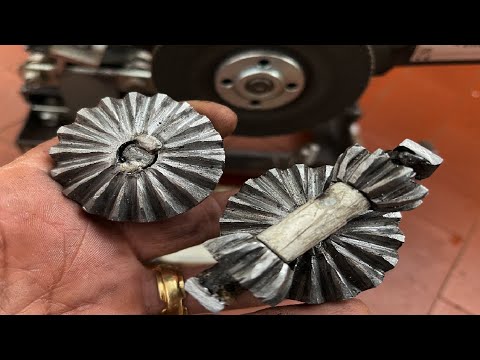 ENGRENAGEM CASEIRA FEITA NO DISCO DE CORTE, PARTE 2, DIY, GEAR MAKING MACHINE, ideias e inventos