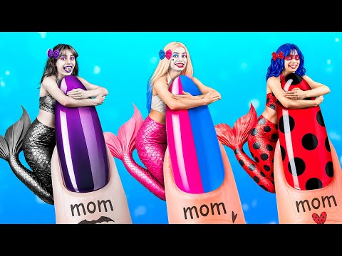 슈퍼히어로에게 입양되었어요! 할리퀸 vs 뱀파이어 vs  레이디버그!