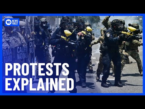 Clashes Between Police And Protestors Continue As Governor Newsom Sues Trump | 10 News First