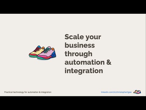 Scale your business through automation and integration