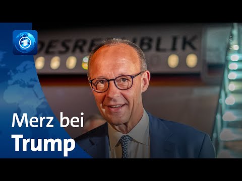 Bundeskanzler Merz besucht US-Präsident Trump
