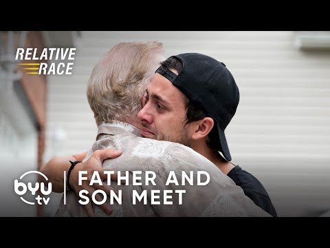 Father and Son Meet for the First Time | Relative Race | BYUtv
