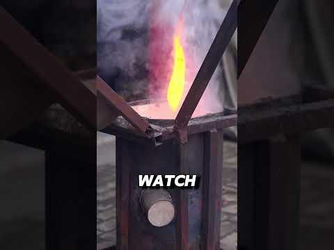 I turned Lathe Shavings into a beautiful Damascus Feather Knife.