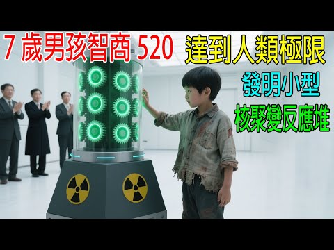 7歲男孩智商520，達到人類極限值，發明小型核核聚變反應堆！解決世界能源危機，專家都佩服